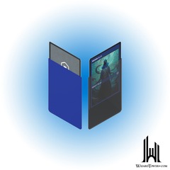 HEAVY PLAY CURV SLEEVES WIZARD BLUE STANDARD 100CT